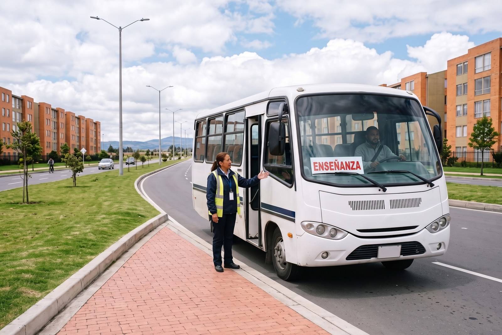Práctica del curso C2 en un vehículo pesado de enseñanza con instructor en Bosa