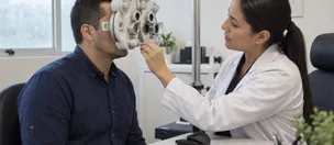 Imagen ilustrativa de una valoración visual para el certificado médico de conducción